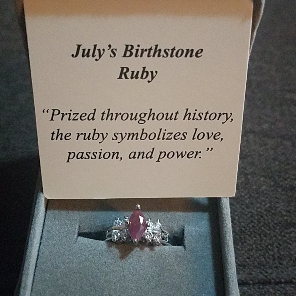 July Birthstone Ring